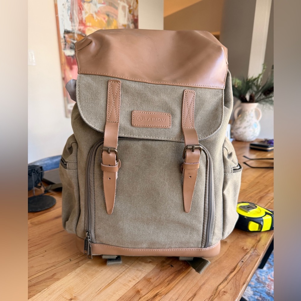 Canvas Camera Backpack